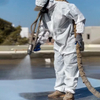 Recubrimiento impermeable de poliurea de spray de dos componentes