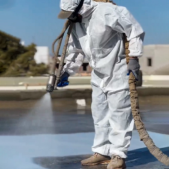 Recubrimiento impermeable de poliurea de spray de dos componentes